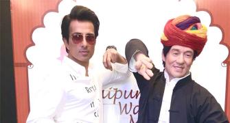 Jackie Chan gets a wax statue in Jaipur!