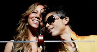Mariah Carey pays tribute to Prince at Paris gig