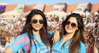 PIX: Daisy, Zarine, Salman spotted at celebrity cricket matches