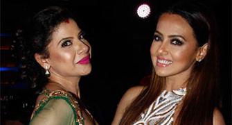 PIX: Sana Khan, Diandra at Sambhavna's wedding bash