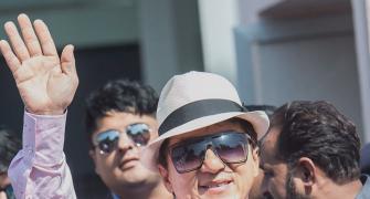 PIX: Jackie Chan arrives in Mumbai