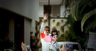 PIX: When Big B lost brownie points from Aaradhya