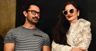 PIX: Rekha, Jacqueline watch Secret Superstar with Aamir