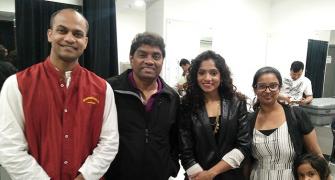 Spotted: Johnny Lever and his daughter Jamie