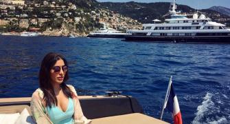 Sophie Choudry's breezy Monaco holiday