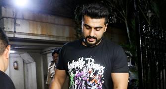 PIX: Janhvi, Varun at Arjun Kapoor's birthday bash