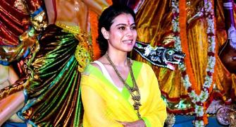 PIX: Kajol celebrates Durga Puja