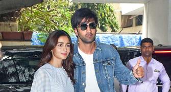 Alia has Christmas brunch with Ranbir and his family