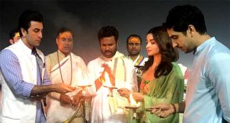 PIX: Ranbir, Alia at the Kumbh Mela