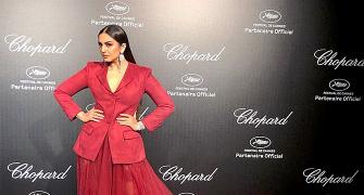 Pix: Huma paints Cannes red!