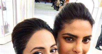 When Hina partied with Priyanka at Cannes