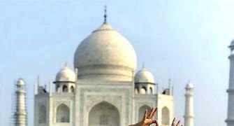 PIX: Kajal Aggarwal visits the Taj Mahal