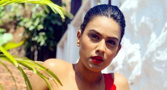 PIX: Nia Sharma sizzles in a RED HOT bikini