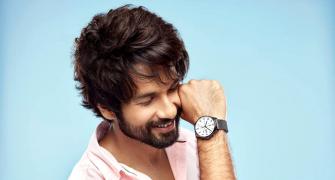 What is making Shahid smile?