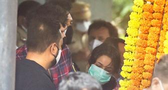 Shehnaaz Gill at Sidharth Shukla's funeral