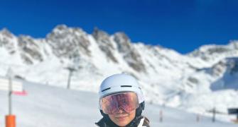 Samantha Goes Skiing