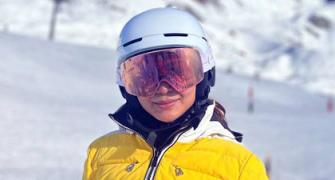 Samantha Goes Skiing