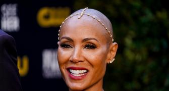 Bald Jada Cheers for Will Smith
