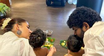 Nayanthara-Vignesh, Twins Celebrate Onam