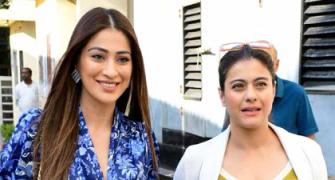 Kajol-Raai Laxmi Cheer Ajay Devgn