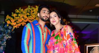 At Gauahar Khan's Baby Shower