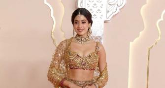 Janhvi Goes Golden For The Wedding