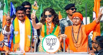 Kangana Hits The Campaign Trail