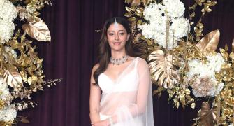 Ananya Dazzles At Manish's Diwali Party