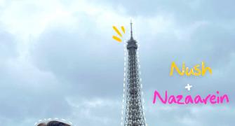 Nushrratt's Nazaarein In Paris