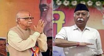 Advani has 'candid' interaction with RSS chief