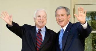 Bush endorses McCain's presidential bid