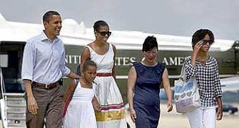 The Obamas take a vacation