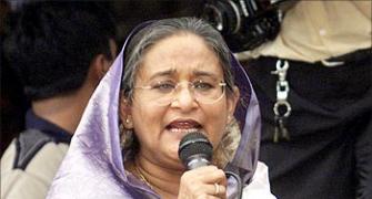 Hasina warns Bangladeshis against attacking Hindus