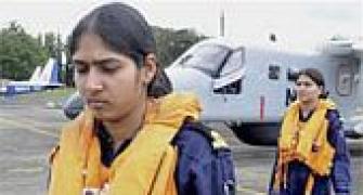 Indian Navy's first women aviators take charge