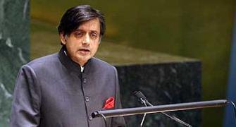 Shashi Tharoor's Day Out in New York