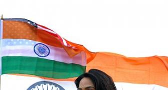 Mallika Sherawat glams up India Day parade in US