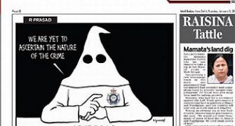 Indian 'Ku Klux Klan' cartoon angers Australia