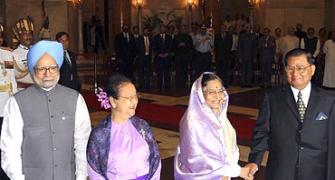 Delhi rolls out red carpet for Myanmar dictator