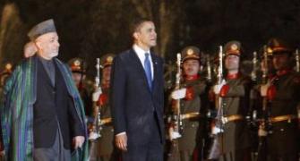Obama makes a surprise inspection of Afghanistan