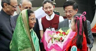 President Patil's Chinese soujourn begins