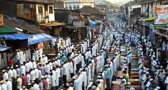 Piety, brotherhood mark Eid; Protests in Kashmir