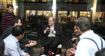 PHOTOS: Conversation with Salman Rushdie with Bombay cuisine