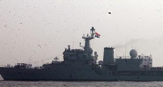 PHOTOS: After T-90 tank, President Patil now sails on warship