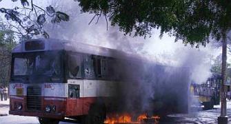 IMAGES: Hyderabad erupts after TRS rejects report 