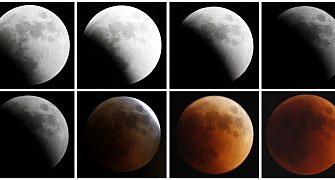 PHOTOS: Century's longest, darkest lunar eclipse
