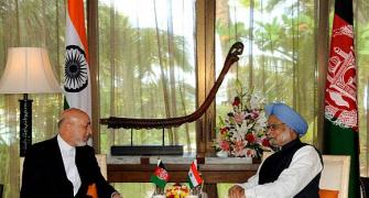 PM meets Karzai at SAARC summit