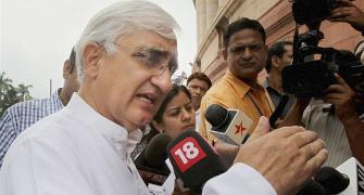 Khurshid 'bows to the wisdom' of the Election Commission