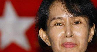 Suu Kyi to reach India on Diwali