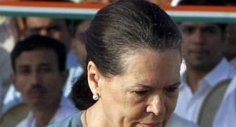 PHOTOS: Sonia Gandhi's first appearance post-surgery