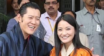 Pix: What's Bhutan's newly-wed royal couple up to in India
